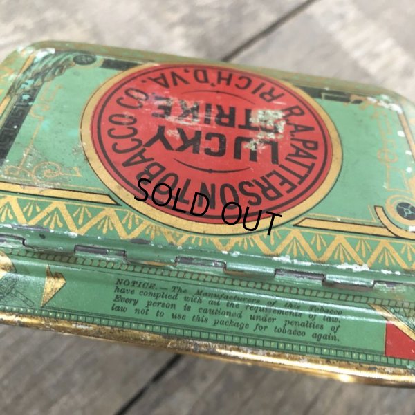 画像6: Vintage Lucky Strike Cigarette Tabacco Tin Can (B065)