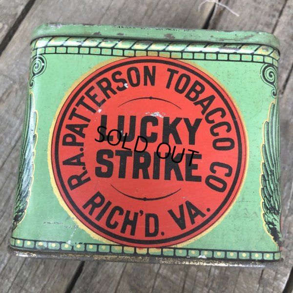 画像8: Vintage Lucky Strike Cigarette Tabacco Tin Can (B061)