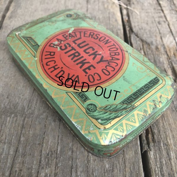 画像8: Vintage Lucky Strike Cigarette Tabacco Tin Can (B064)