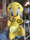 70s Vintage MIGHTY STAR Plush Doll Tweety (B088)