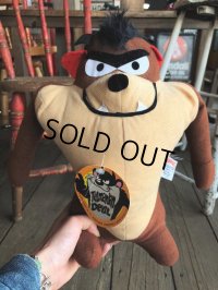 70s Vintage MIGHTY STAR Plush Doll Tasmanian Devil (B090)