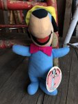 画像2: 80s Vintage MIGHTY STAR Plush Doll HUCKLEBERRY HOUND (B085) (2)