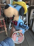 80s Vintage MIGHTY STAR Plush Doll HUCKLEBERRY HOUND (B085)