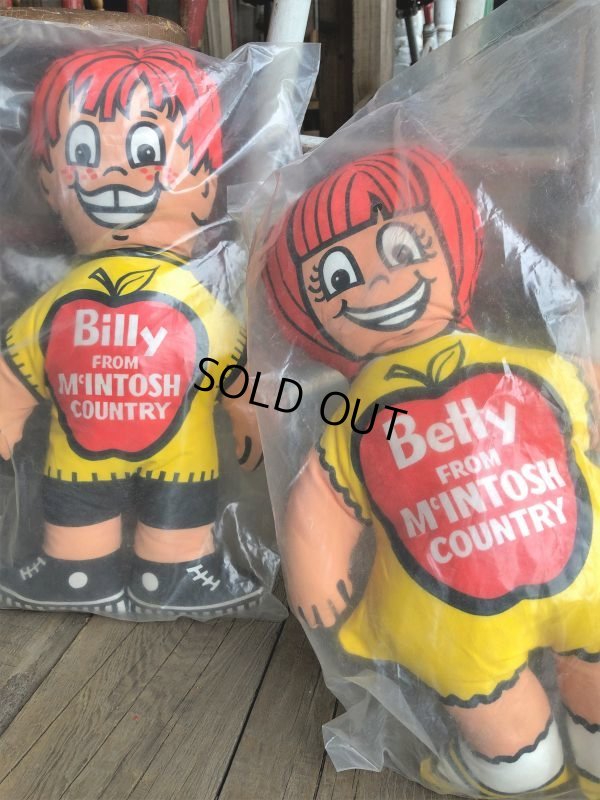 画像16: Vintage Billy & Betty From McINTOSH COUNTRY Pillow Doll Set (B084)