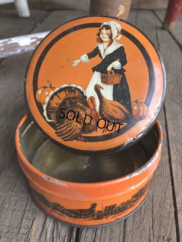 画像1: Vintage U.S.A  Advertising Tin Can (B135)