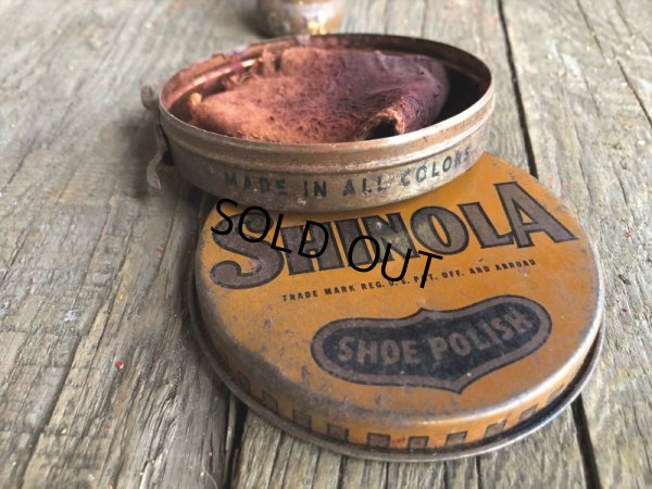 画像5: Vintage U.S.A  Advertising Tin Can SHINOLA (B139)