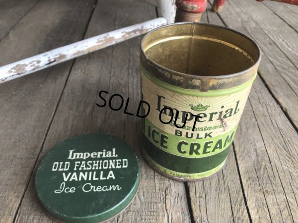 画像4: Vintage U.S.A  Advertising Tin Can Inmerial Ice Cream (B136)