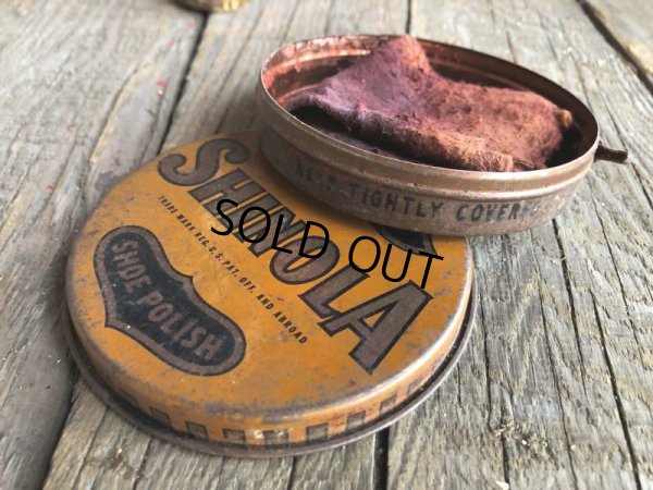 画像6: Vintage U.S.A  Advertising Tin Can SHINOLA (B139)
