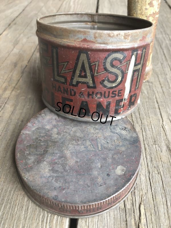 画像2: Vintage U.S.A  Advertising Tin Can FLASH (B140)