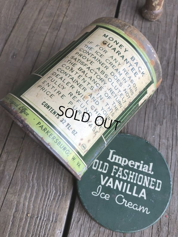 画像6: Vintage U.S.A  Advertising Tin Can Inmerial Ice Cream (B136)