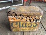 Vintage U.S.A  Advertising Tin Can Class (B130)