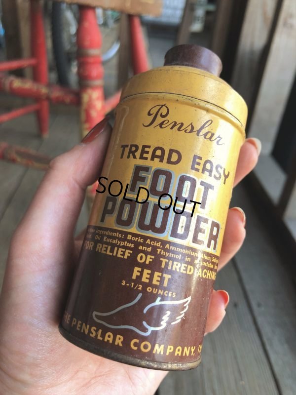 画像8: Vintage U.S.A  Advertising Tin Can FOOT POWDER (B143)