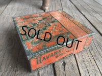 Vintage U.S.A  Advertising Tin Can HAVANETTES (B132)