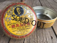 Vintage U.S.A  Advertising Tin Can SALVE (B138)