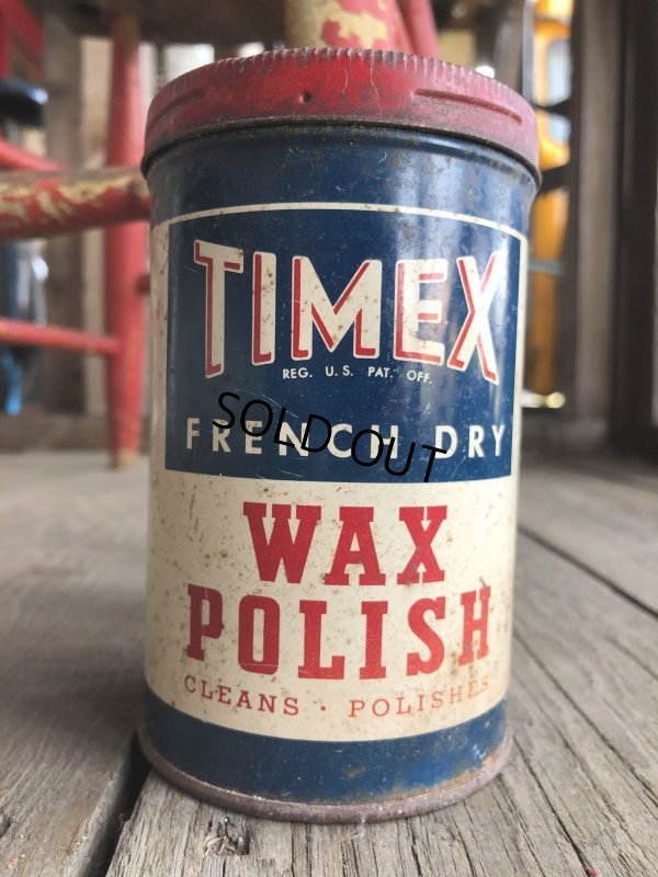 画像1: Vintage U.S.A  Advertising Tin Can TIMEX (B137)