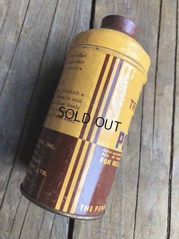 画像7: Vintage U.S.A  Advertising Tin Can FOOT POWDER (B143)