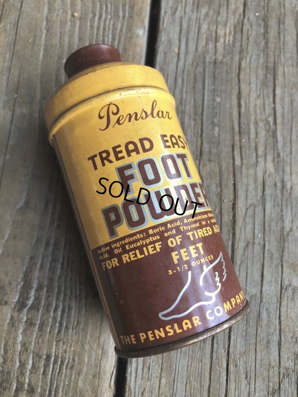 画像4: Vintage U.S.A  Advertising Tin Can FOOT POWDER (B143)