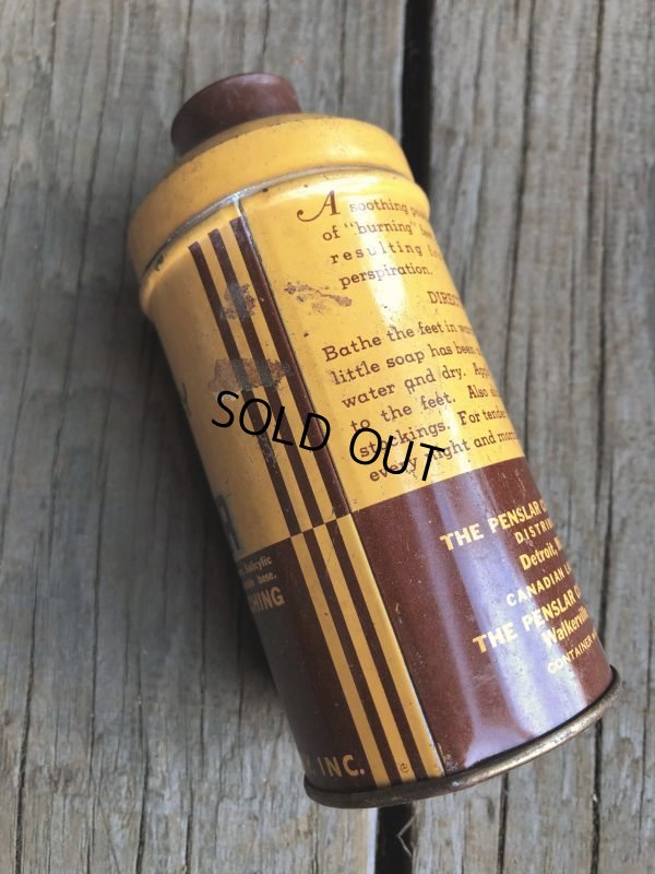 画像5: Vintage U.S.A  Advertising Tin Can FOOT POWDER (B143)