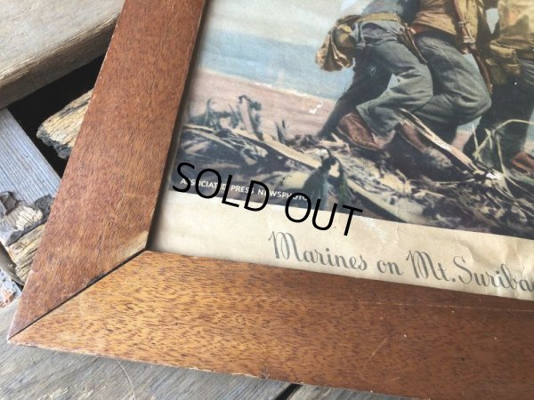 画像3: 40s Vintage Raising the Flag on Iwojima Art Print Framed Poster (B131)