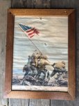 画像2: 40s Vintage Raising the Flag on Iwojima Art Print Framed Poster (B131) (2)