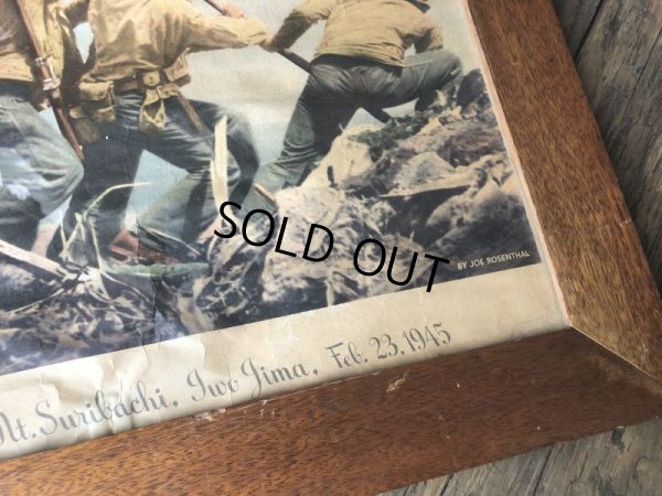 画像4: 40s Vintage Raising the Flag on Iwojima Art Print Framed Poster (B131)