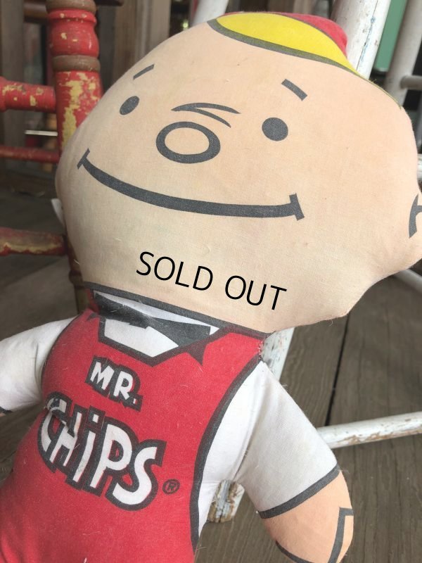 画像6: Vintage MR.CHIPS Potato Chip Pillow Doll (B082)