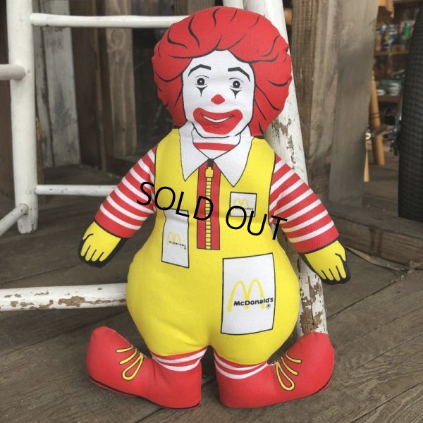 画像1: 80s Vintage McDonald's Pillow Doll Ronald 1984 (B137) 