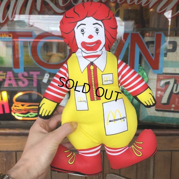画像6: 80s Vintage McDonald's Pillow Doll Ronald 1984 (B137) 