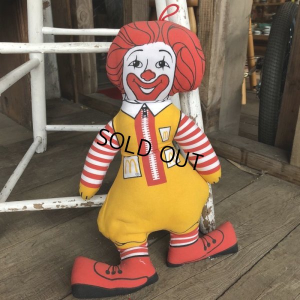 画像1: 70s Vintage McDonald's Pillow Doll Ronald (B141) 