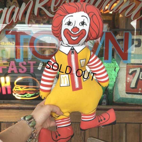 画像7: 70s Vintage McDonald's Pillow Doll Ronald (B141) 