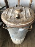 画像2: 1940s Vintage Industriel Heavy Duty Iron Trash Box (B133) (2)