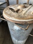 画像4: 1940s Vintage Industriel Heavy Duty Iron Trash Box (B133)