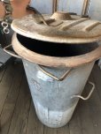 画像5: 1940s Vintage Industriel Heavy Duty Iron Trash Box (B133)