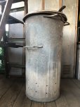 画像17: 1940s Vintage Industriel Heavy Duty Iron Trash Box (B133)