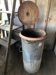 画像6: 1940s Vintage Industriel Heavy Duty Iron Trash Box (B133)