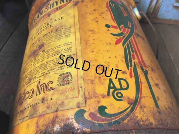 画像18: Vintage  ADCO SOAP PARROT Motor Gas Oil 5 Gallon Can (B134)  