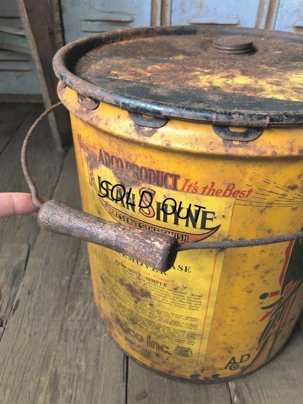 画像11: Vintage  ADCO SOAP PARROT Motor Gas Oil 5 Gallon Can (B134)  