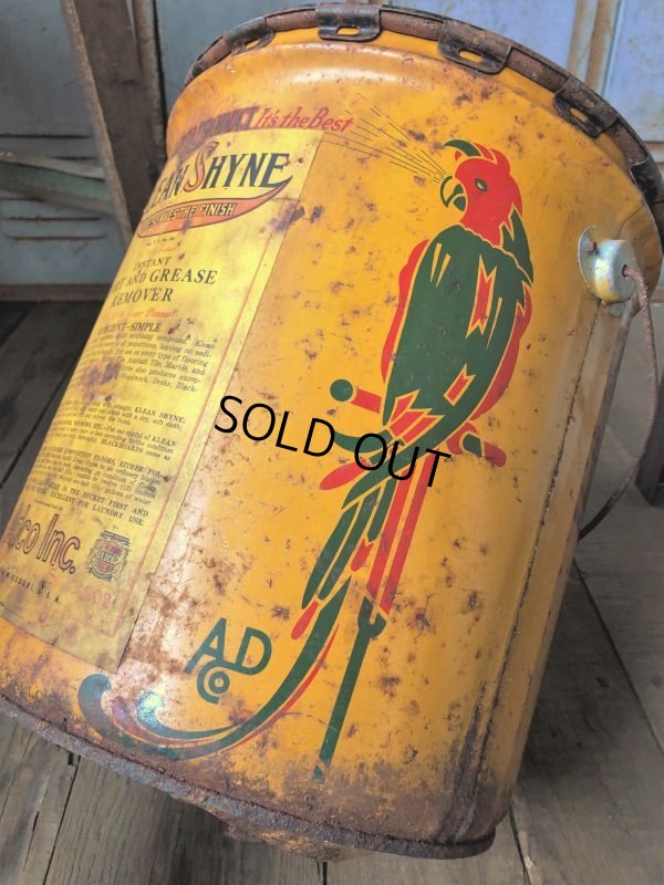 画像3: Vintage  ADCO SOAP PARROT Motor Gas Oil 5 Gallon Can (B134)  