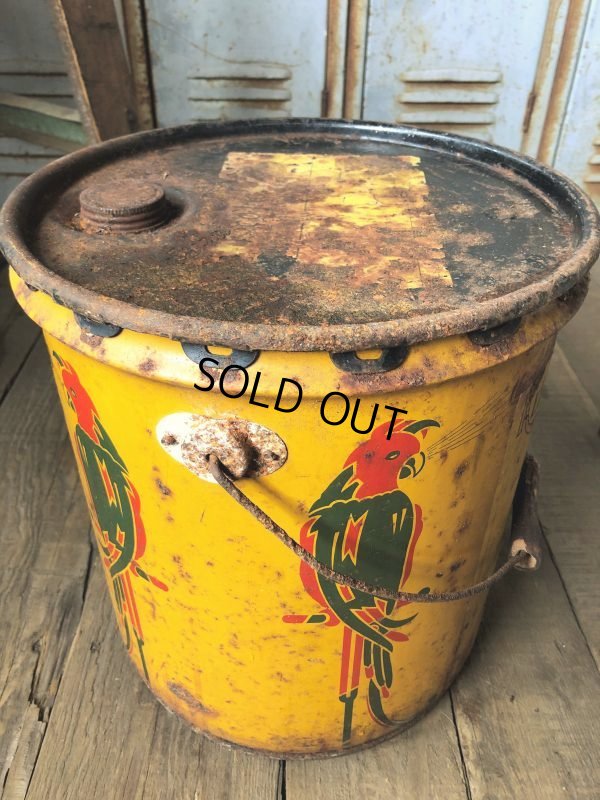 画像9: Vintage  ADCO SOAP PARROT Motor Gas Oil 5 Gallon Can (B134)  