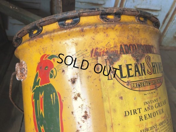 画像16: Vintage  ADCO SOAP PARROT Motor Gas Oil 5 Gallon Can (B134)  
