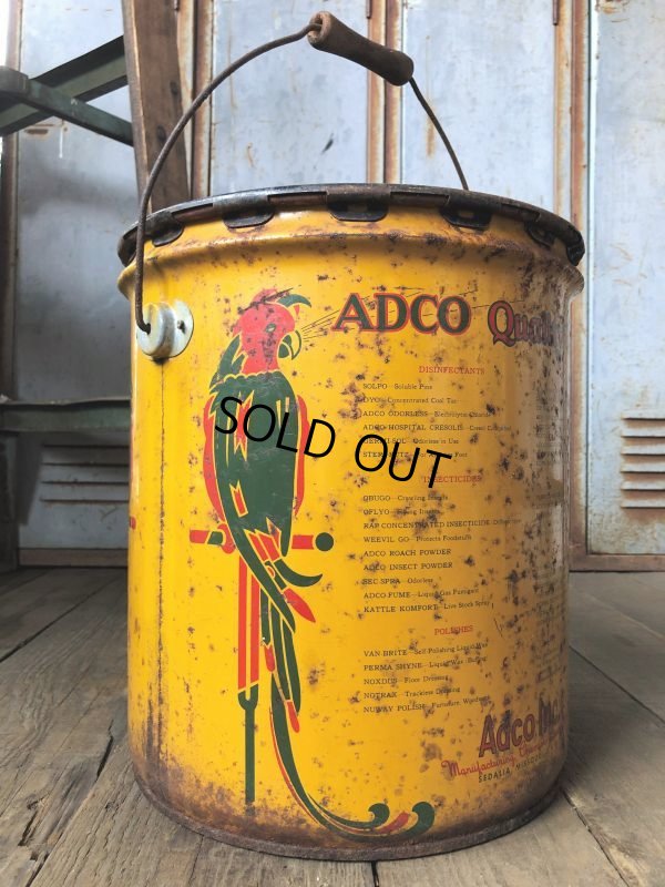 画像6: Vintage  ADCO SOAP PARROT Motor Gas Oil 5 Gallon Can (B134)  