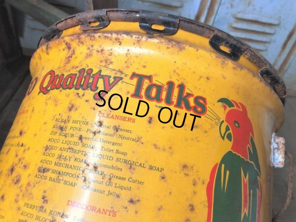 画像15: Vintage  ADCO SOAP PARROT Motor Gas Oil 5 Gallon Can (B134)  