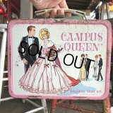 60s Vintage Lunch Box Campus Queen (B142)