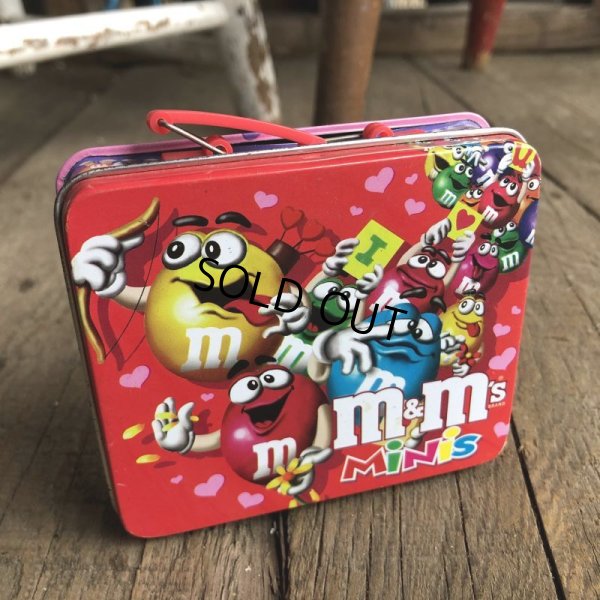 画像2: Vintage M&M's Tin Can Box Valentine (B135)