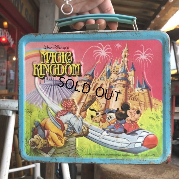 画像1: 70s Vintage Lunch Box Disney Magic Kingdom (B145)