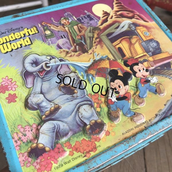 画像10: 70s Vintage Lunch Box Disney Magic Kingdom (B145)
