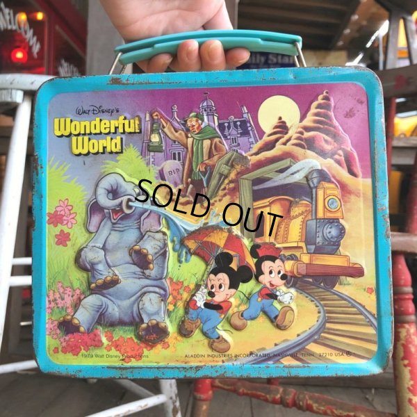 画像2: 70s Vintage Lunch Box Disney Magic Kingdom (B145)