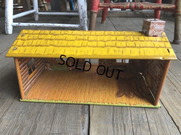 画像6: 50s Vintage Marx Western Play Set Toy Bar-M-Ranch (B155)