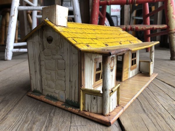 画像2: 50s Vintage Marx Play Set Western House (B153)