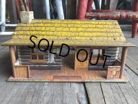 50s Vintage Marx Western Play Set Toy Bar-M-Ranch (B154)